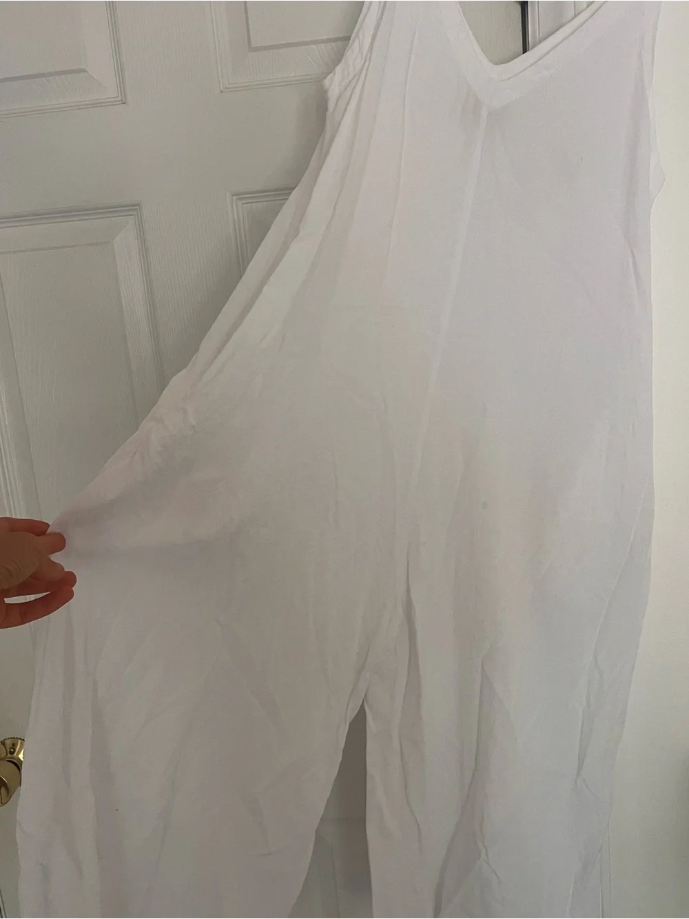 Myrah Penaloza Linen Jumpsuit S/M - Picture 7 of 7